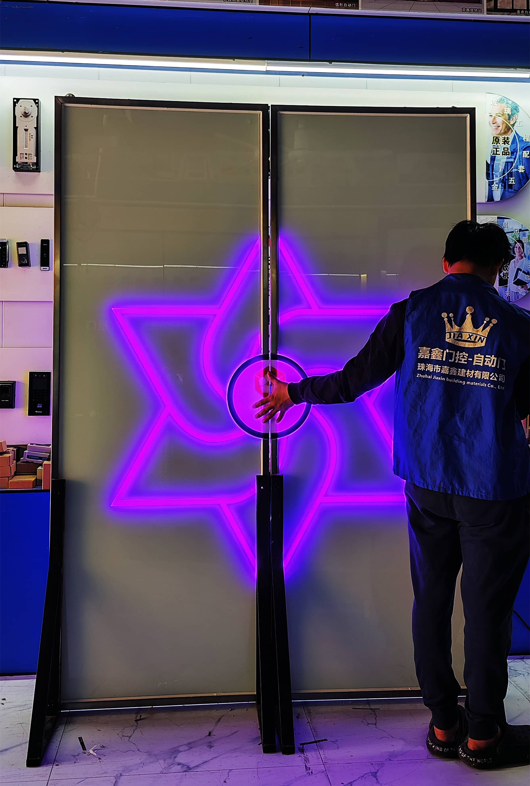 嘉鑫 触摸感应掌纹门