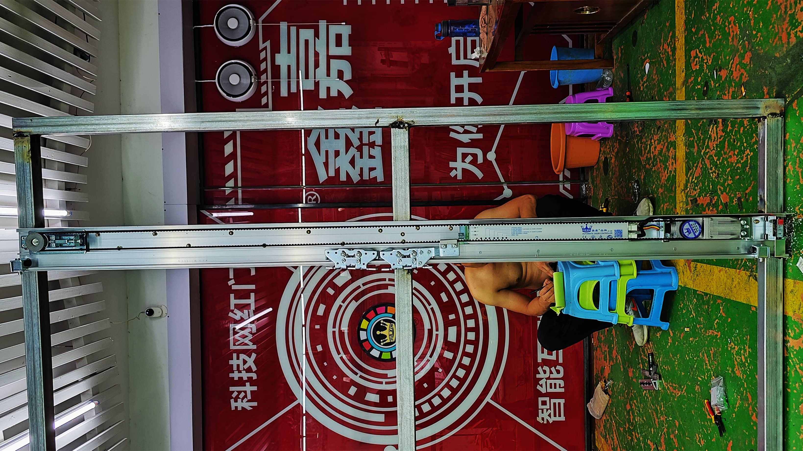 科幻机械建筑星际飞船太空科技门