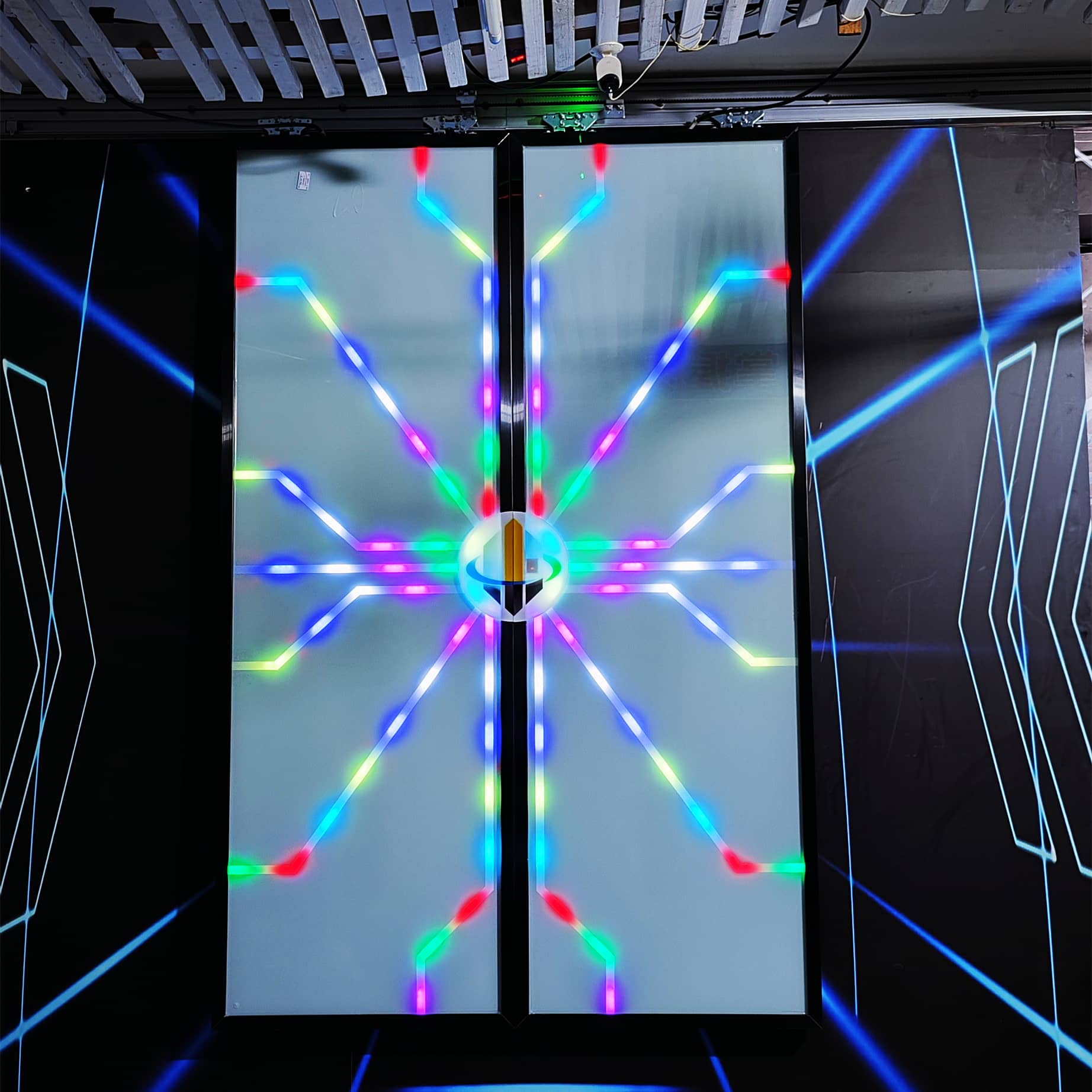 科幻时空网红激光门