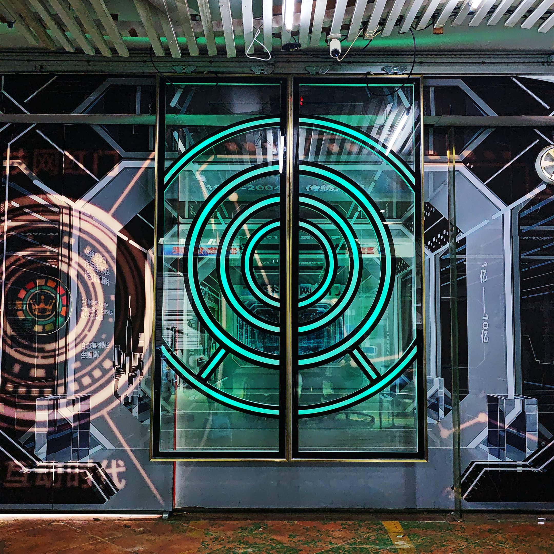 蜘蛛触摸科技门