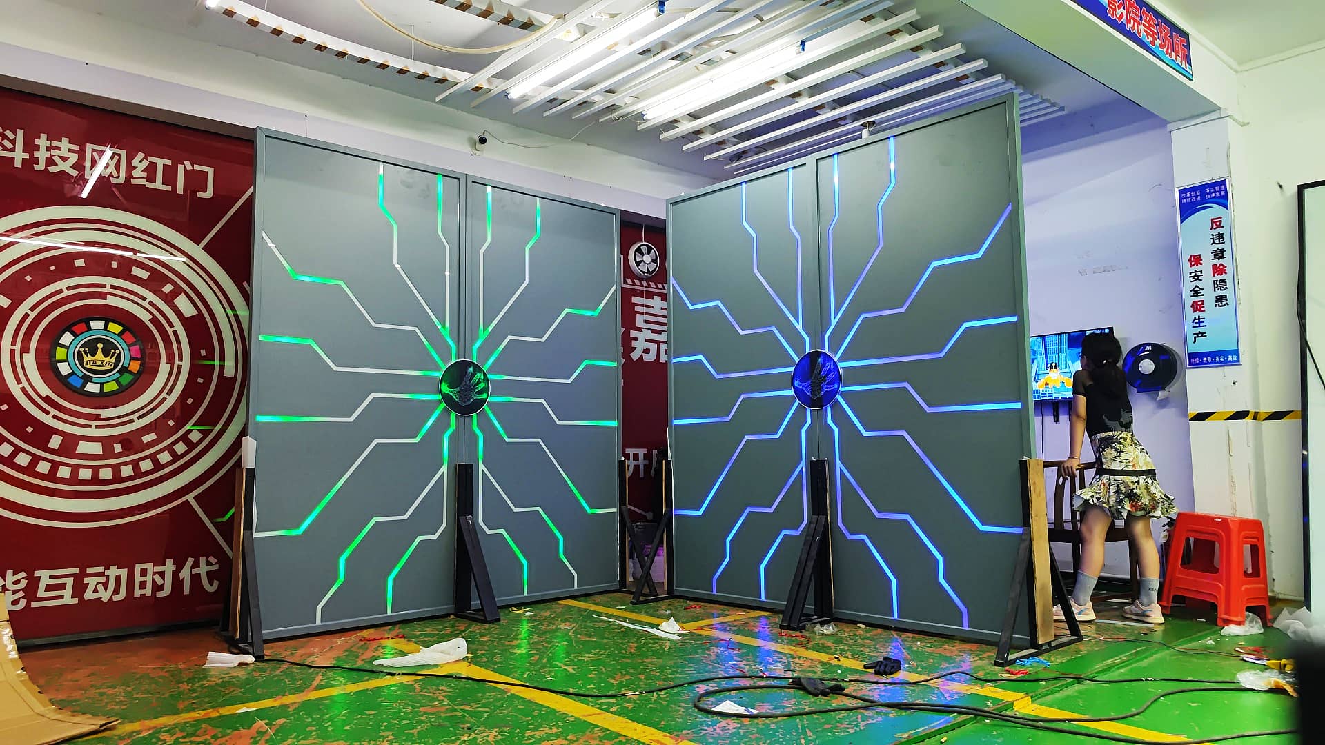 智能互动感应门