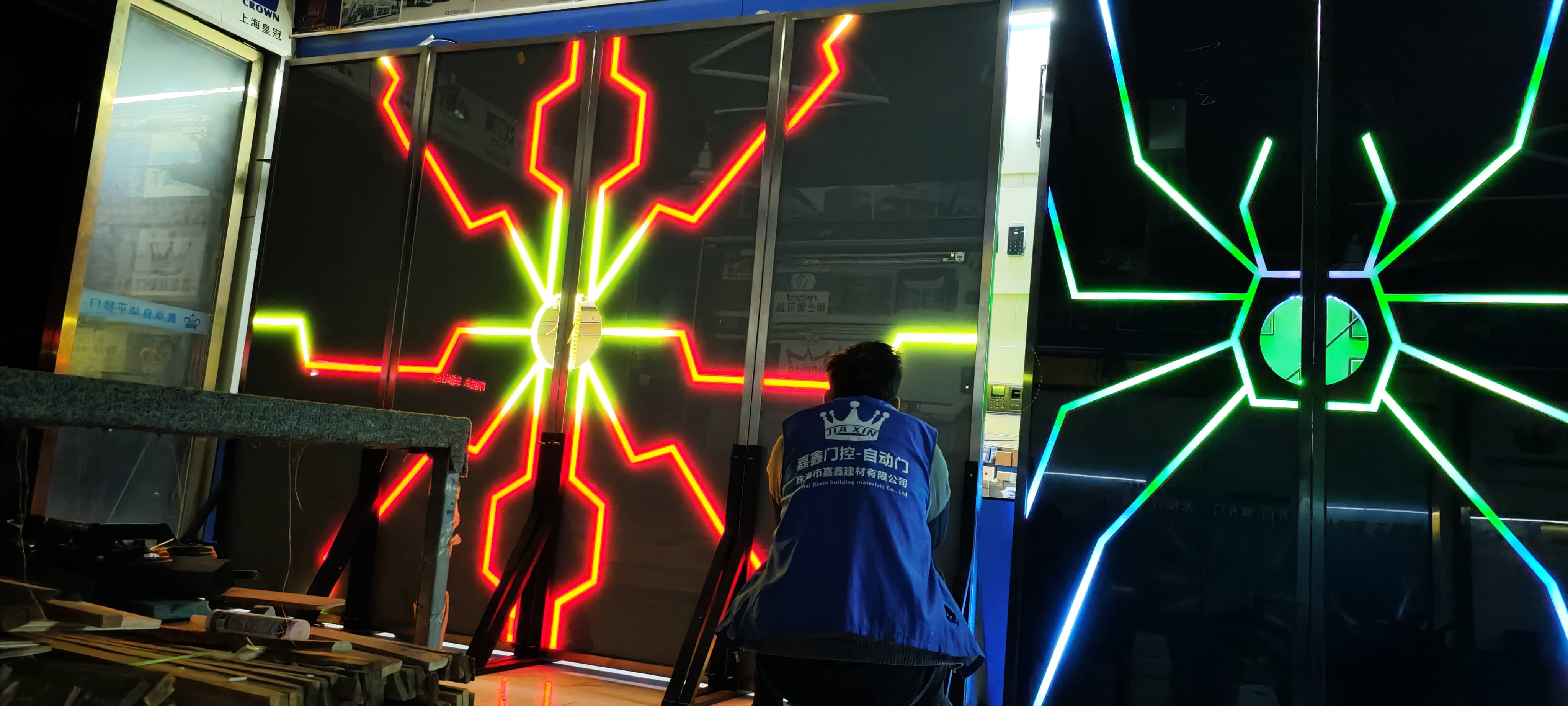 智能科技全息互动投影自动门 嘉鑫科技门
